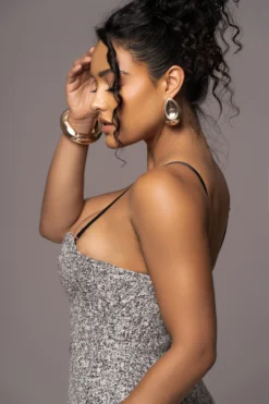 Lt. Grey Royal Tweed Midi Dress -Trendify Store PRODUCT JUL262023 AUGDROP12 155 scaled