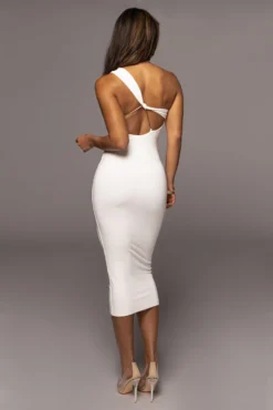 Ivory Meara One Shoulder Dress 23 Ivory Meara One Shoulder Dress -Trendify Store PRODUCT JUL282022 BASIX 59