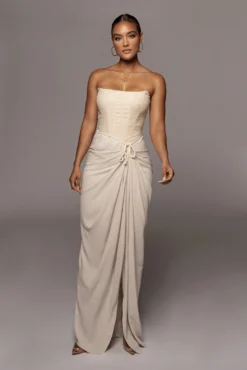 Natural Noelia Linen Slit Skirt -Trendify Store PRODUCT JUL292021 MISSINGLINEN 23