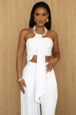 White TAKE A SEAT HALTER TOP -Trendify Store PRODUCT JUL52023 CROCHET2 243 scaled