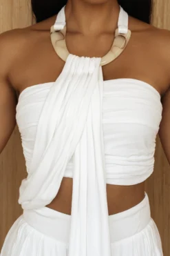 White TAKE A SEAT HALTER TOP -Trendify Store PRODUCT JUL52023 CROCHET2 256 scaled
