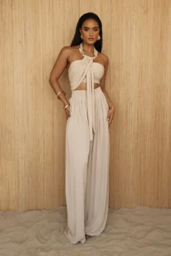 Beige After Sunset Pleated Pants -Trendify Store PRODUCT JUL52023 CROCHET2 258 1e6443f4 2338 4447 b1da cab699efd93c scaled