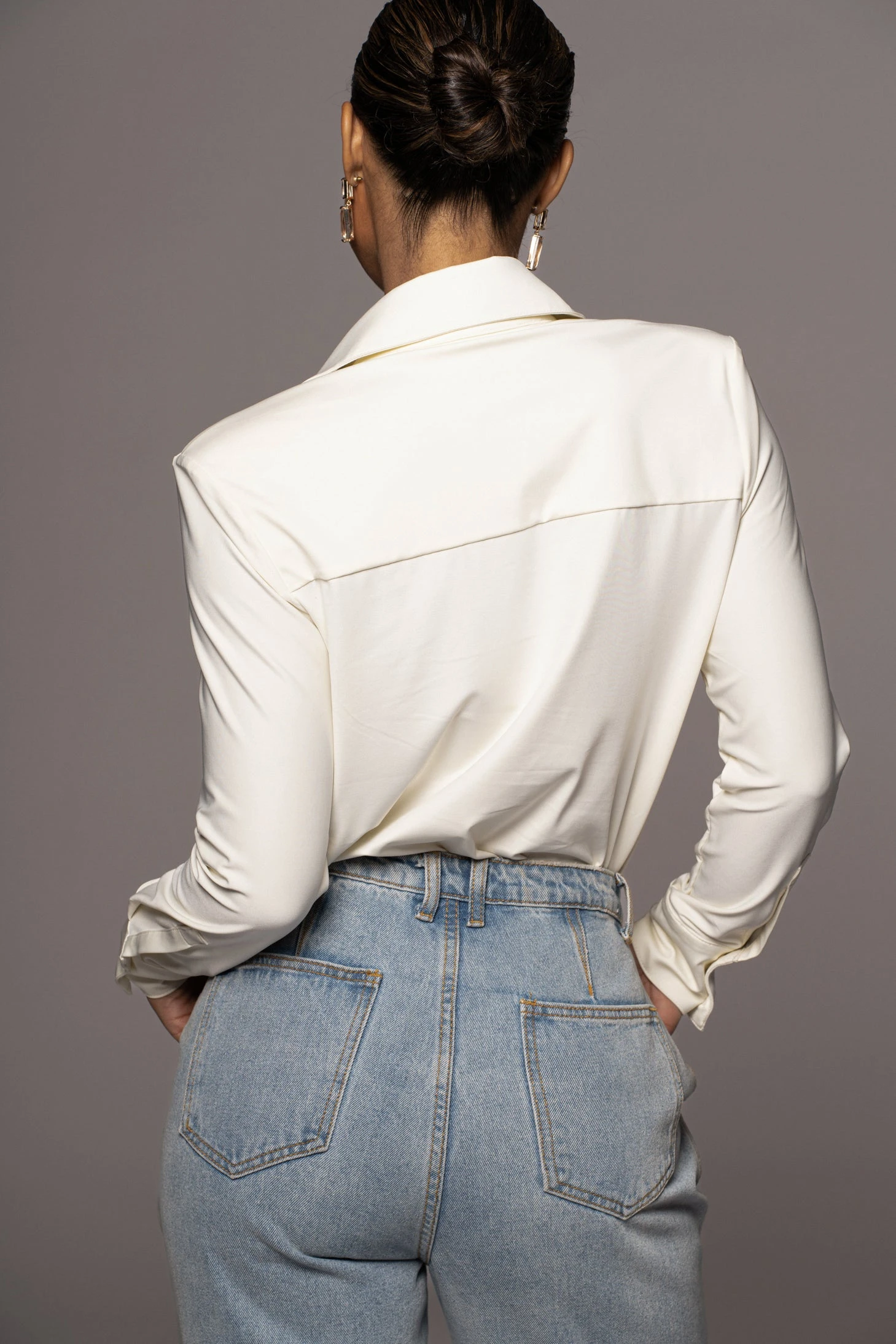 Ivory Jaxson Button Up 6 Ivory Jaxson Button Up - Image 6