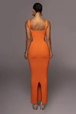 Orange Time After Time Dress -Trendify Store PRODUCT JUL72022 SUMMER4 10