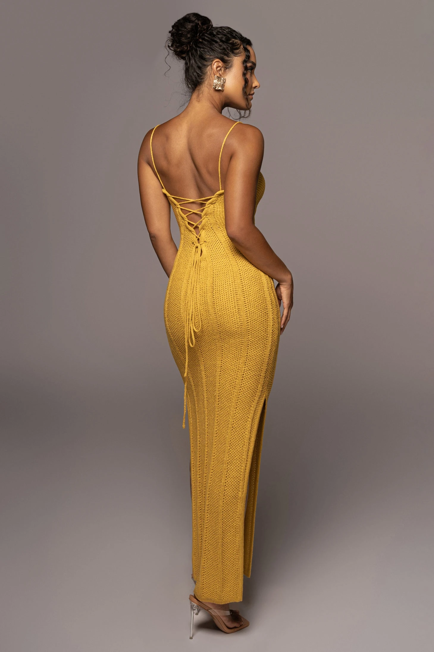 Yellow Cabana Views Crochet Dress 2 Yellow Cabana Views Crochet Dress - Image 2