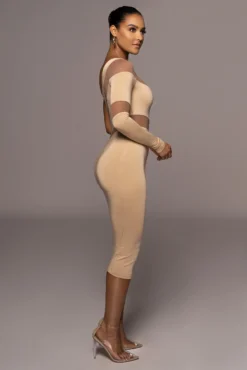 Tan Eyes For You Midi Dress 19 Tan Eyes For You Midi Dress -Trendify Store PRODUCT JUN22022 SUMMER3 180