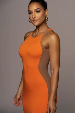 Tangerine The Hills Contrast Dress 21 Tangerine The Hills Contrast Dress -Trendify Store PRODUCT JUN22022 SUMMER3 218