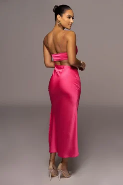 Pink Maurine Cutout Dress -Trendify Store PRODUCT JUN22022 SUMMER3 22