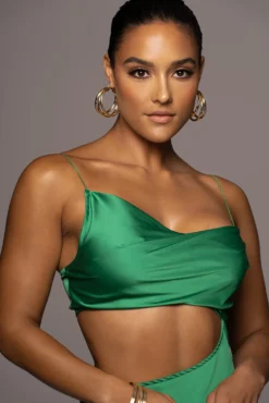 Green Maurine Cutout Dress -Trendify Store PRODUCT JUN22022 SUMMER3 44