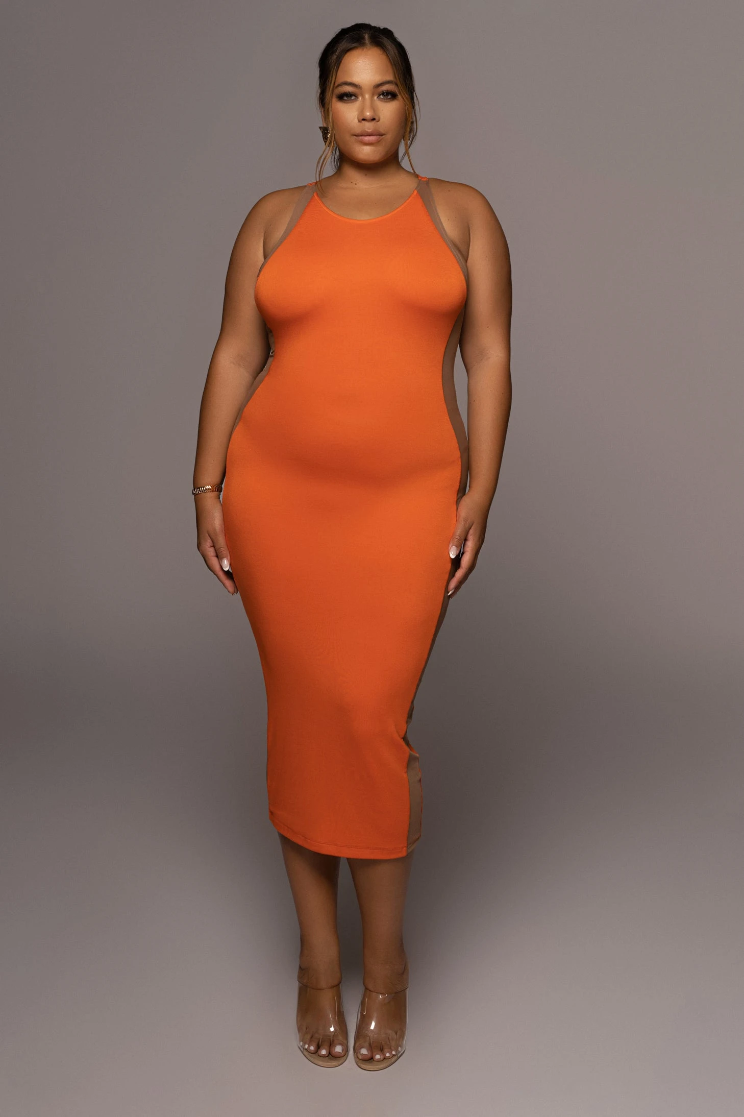 Tangerine The Hills Contrast Dress 1 Tangerine The Hills Contrast Dress