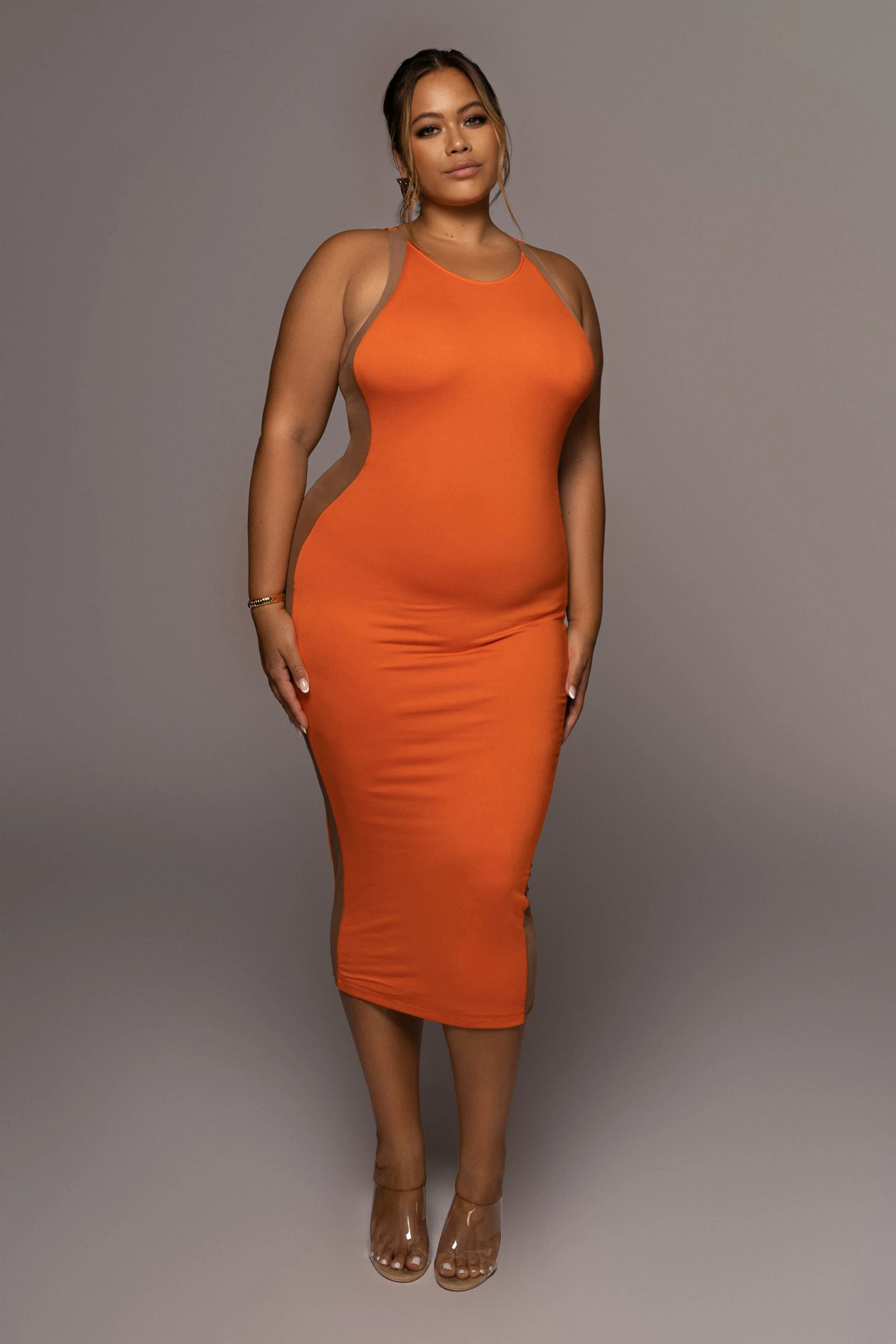 Tangerine The Hills Contrast Dress 4 Tangerine The Hills Contrast Dress - Image 4
