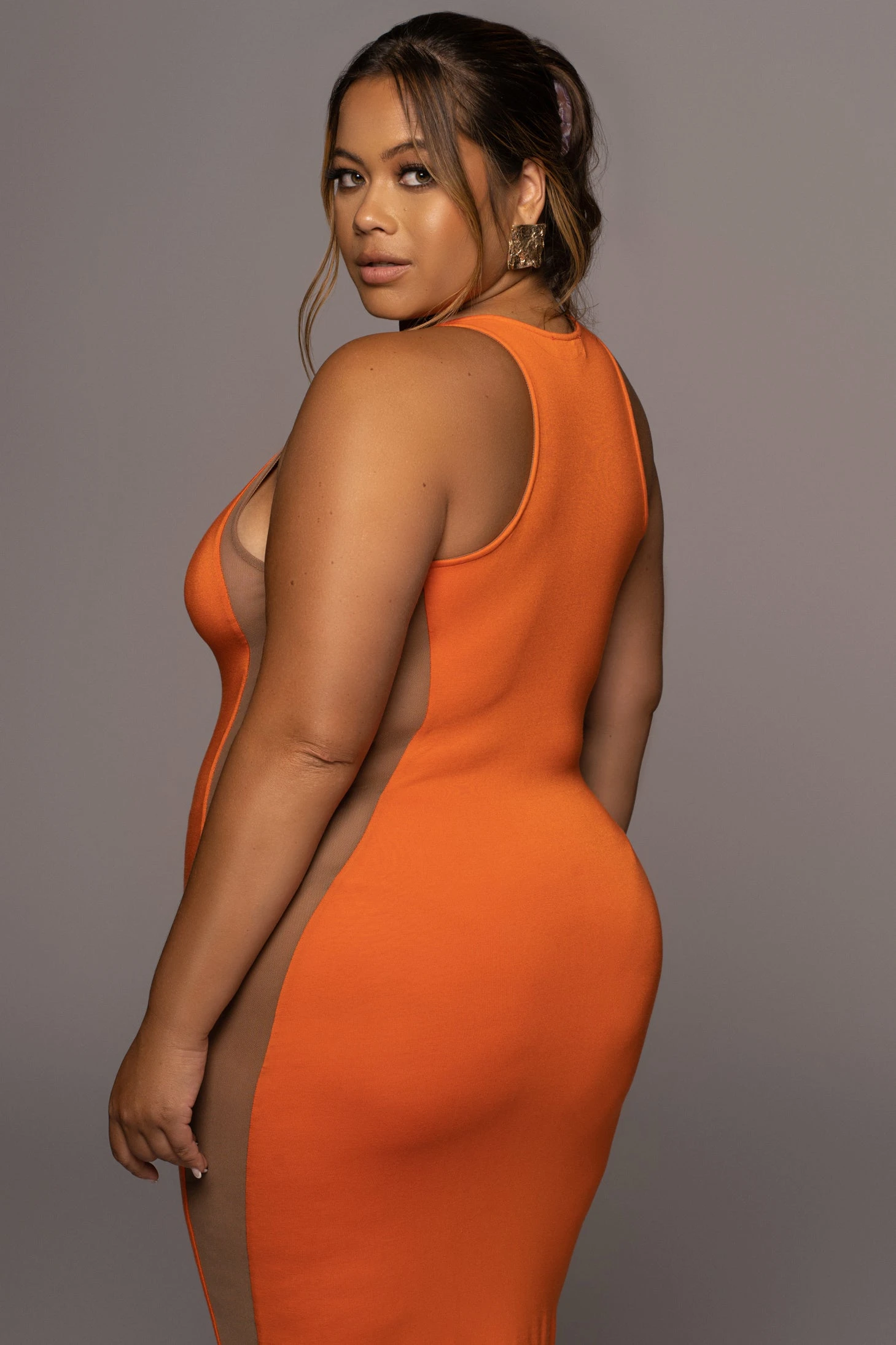 Tangerine The Hills Contrast Dress 11 Tangerine The Hills Contrast Dress - Image 11