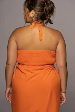 Orange Sahara Dress 25 Orange Sahara Dress -Trendify Store PRODUCT JUN82022 EXTENDED 92