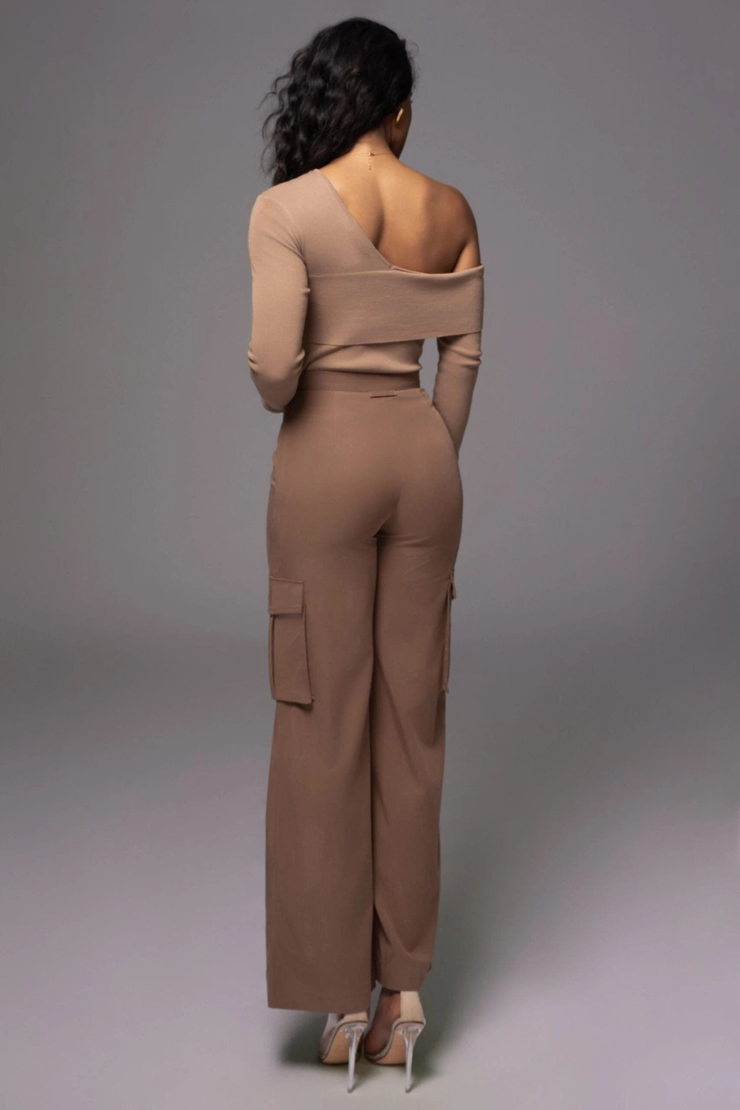 Beige Eve Off The Shoulder Top 5 Beige Eve Off The Shoulder Top - Image 5