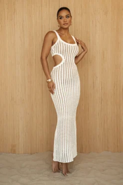 White Melrose Cutout Midi Dress 25 White Melrose Cutout Midi Dress -Trendify Store PRODUCT JUNE272023 CROCHET 176 scaled