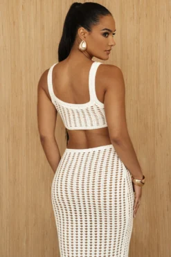 White Melrose Cutout Midi Dress 34 White Melrose Cutout Midi Dress -Trendify Store PRODUCT JUNE272023 CROCHET 179 scaled