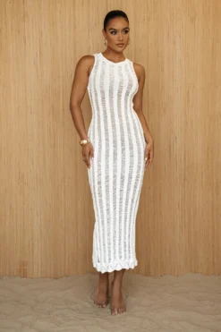 White Take It Away Crochet Maxi Dress -Trendify Store PRODUCT JUNE272023 CROCHET 216 scaled