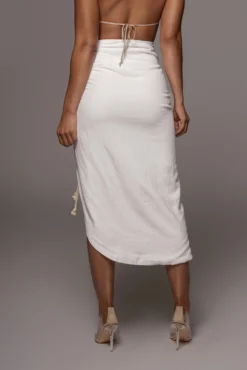 Ivory Spring Ruched Linen Skirt 23 Ivory Spring Ruched Linen Skirt -Trendify Store PRODUCT JUNE32021 137
