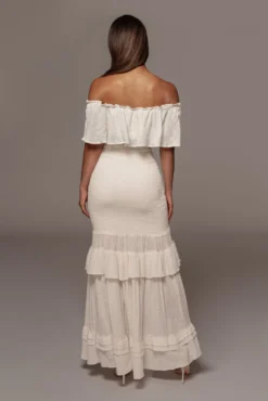 White Sienna Ruffled Skirt Set -Trendify Store PRODUCT JUNE32021 2975 Edit