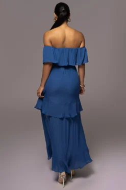 Blue Marsela Off-Shoulder Linen Maxi Dress -Trendify Store PRODUCT JUNE72023 JUNEDROP1 26 scaled