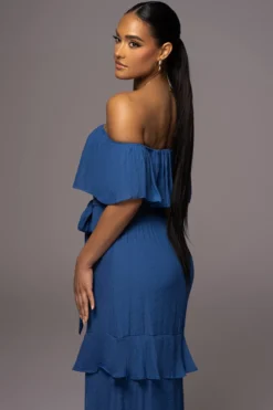 Blue Marsela Off-Shoulder Linen Maxi Dress -Trendify Store PRODUCT JUNE72023 JUNEDROP1 28 scaled