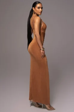Brown Scarlet One Shoulder Maxi Dress -Trendify Store PRODUCT JUNE72023 NEWARRIVALS 77 scaled