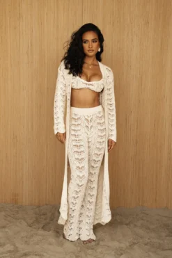 Buttercream Lost At Sea Crochet Duster -Trendify Store PRODUCT JUNE82023 CROCHET 138 scaled