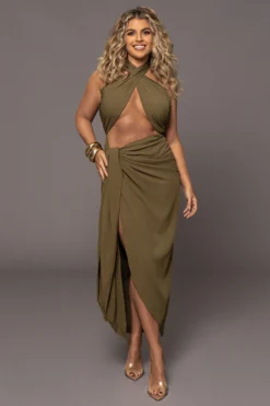 Olive Sahara Dress 20 Olive Sahara Dress -Trendify Store PRODUCT MAR132023 17 scaled