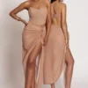 Tan Taste Of Summer Skirt Set