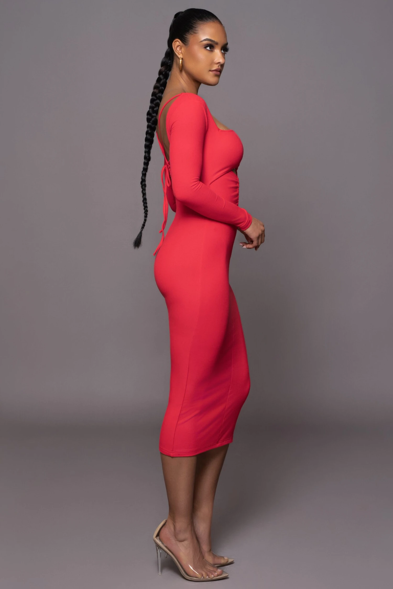 Persimmon Mesmerize Midi Dress 8 Persimmon Mesmerize Midi Dress - Image 8