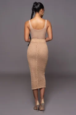Sand Sunkissed Sweater Knit Skirt -Trendify Store PRODUCT MAR302023 5 scaled