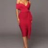 Ruby Edge Of Romance Midi Dress