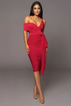 Ruby Edge Of Romance Midi Dress
