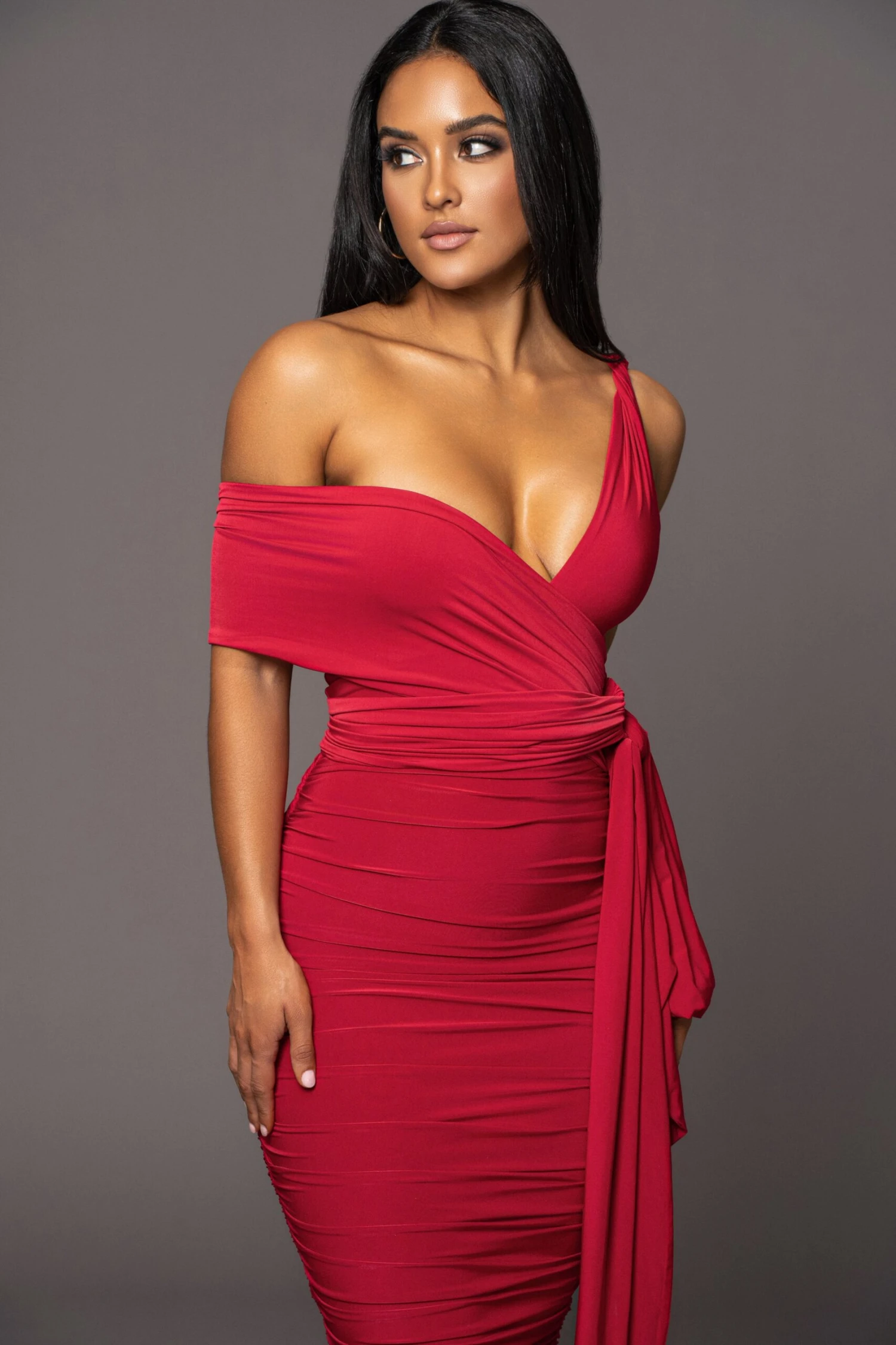 Ruby Edge Of Romance Midi Dress 3 Ruby Edge Of Romance Midi Dress - Image 3