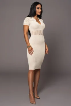 Buttercream Venice Collared Midi Dress -Trendify Store PRODUCT MAR82023 ASAP 3 scaled