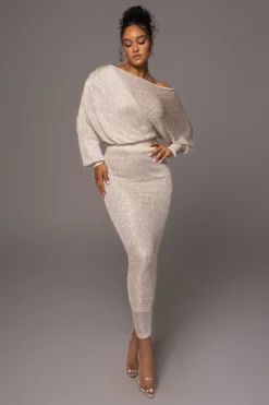 Beige Night Sky Sequin Skirt Set -Trendify Store PRODUCT MAY172023 120 scaled