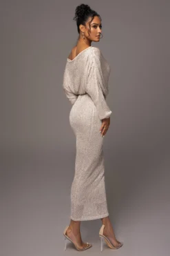 Beige Night Sky Sequin Skirt Set -Trendify Store PRODUCT MAY172023 123 scaled