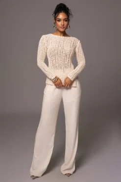 Light Beige Hideaway Crochet Knit Top 16 Light Beige Hideaway Crochet Knit Top -Trendify Store PRODUCT MAY172023 27 scaled