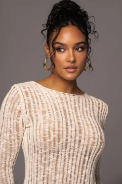 Light Beige Hideaway Crochet Knit Top 17 Light Beige Hideaway Crochet Knit Top -Trendify Store PRODUCT MAY172023 34 scaled