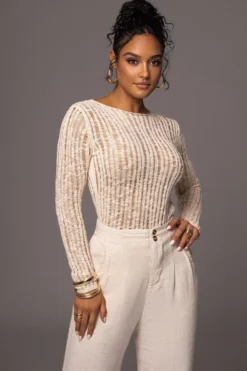Light Beige Hideaway Crochet Knit Top 15 Light Beige Hideaway Crochet Knit Top -Trendify Store PRODUCT MAY172023 37 scaled