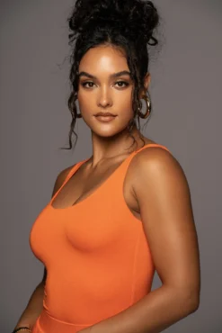 Jluxbasix Tangerine Classic Cut Tank -Trendify Store PRODUCT MAY202022 MISSING 36