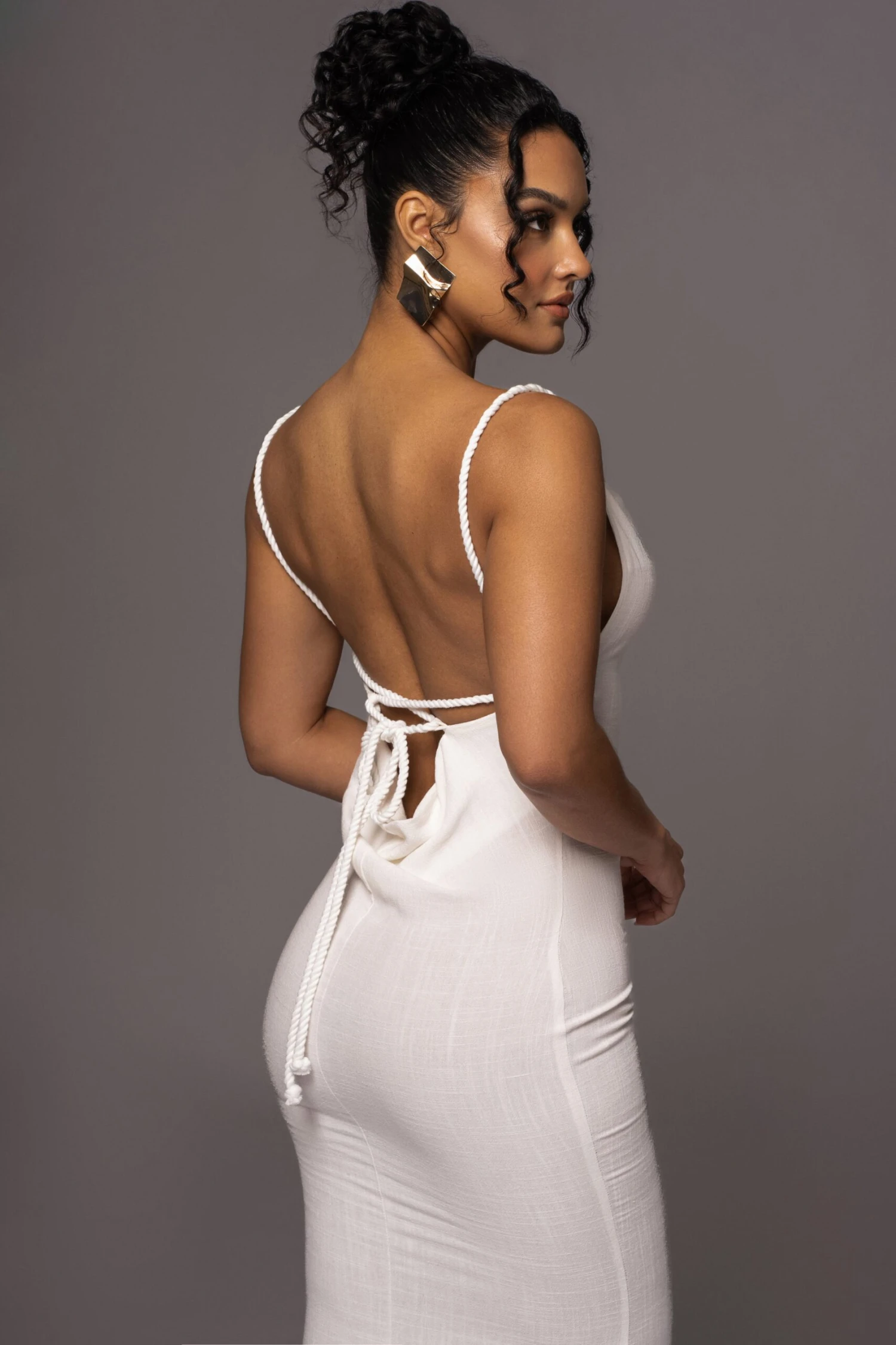 White Adventure Awaits Linen Maxi Dress 9 White Adventure Awaits Linen Maxi Dress - Image 9