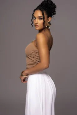 Tan Rebel One Shoulder Top -Trendify Store PRODUCT MAY232023 JUNEDROP1 177 scaled