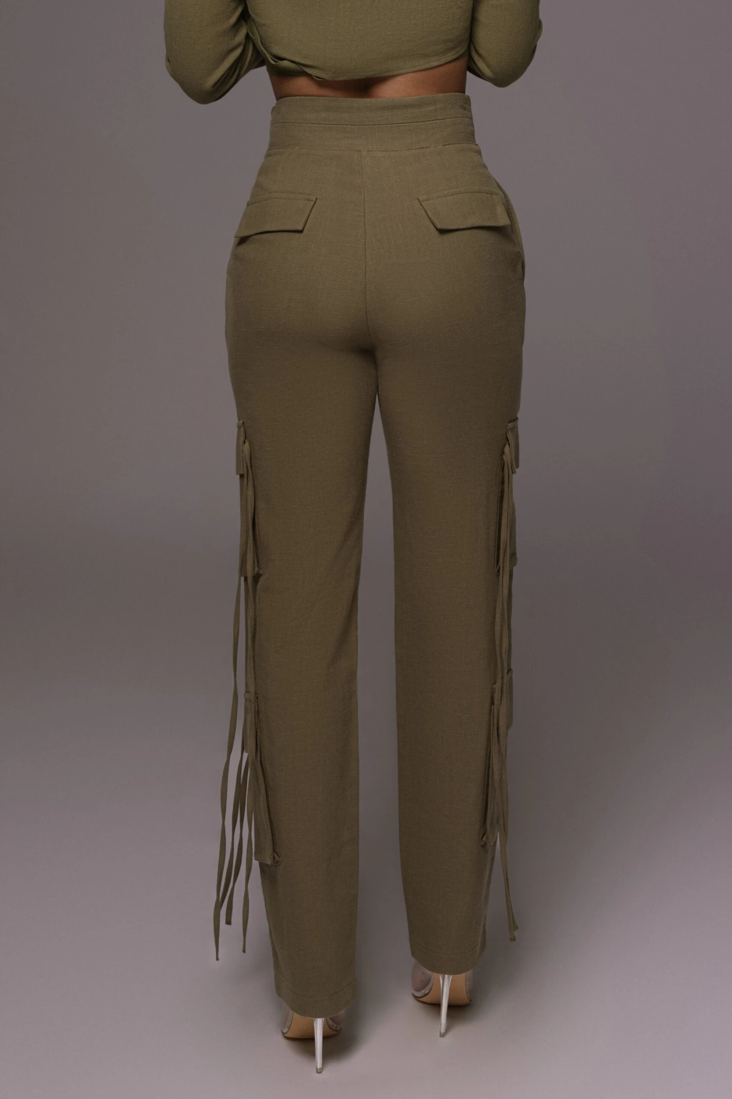 Olive Better Half Linen Utility Pants 12 Olive Better Half Linen Utility Pants - Image 12