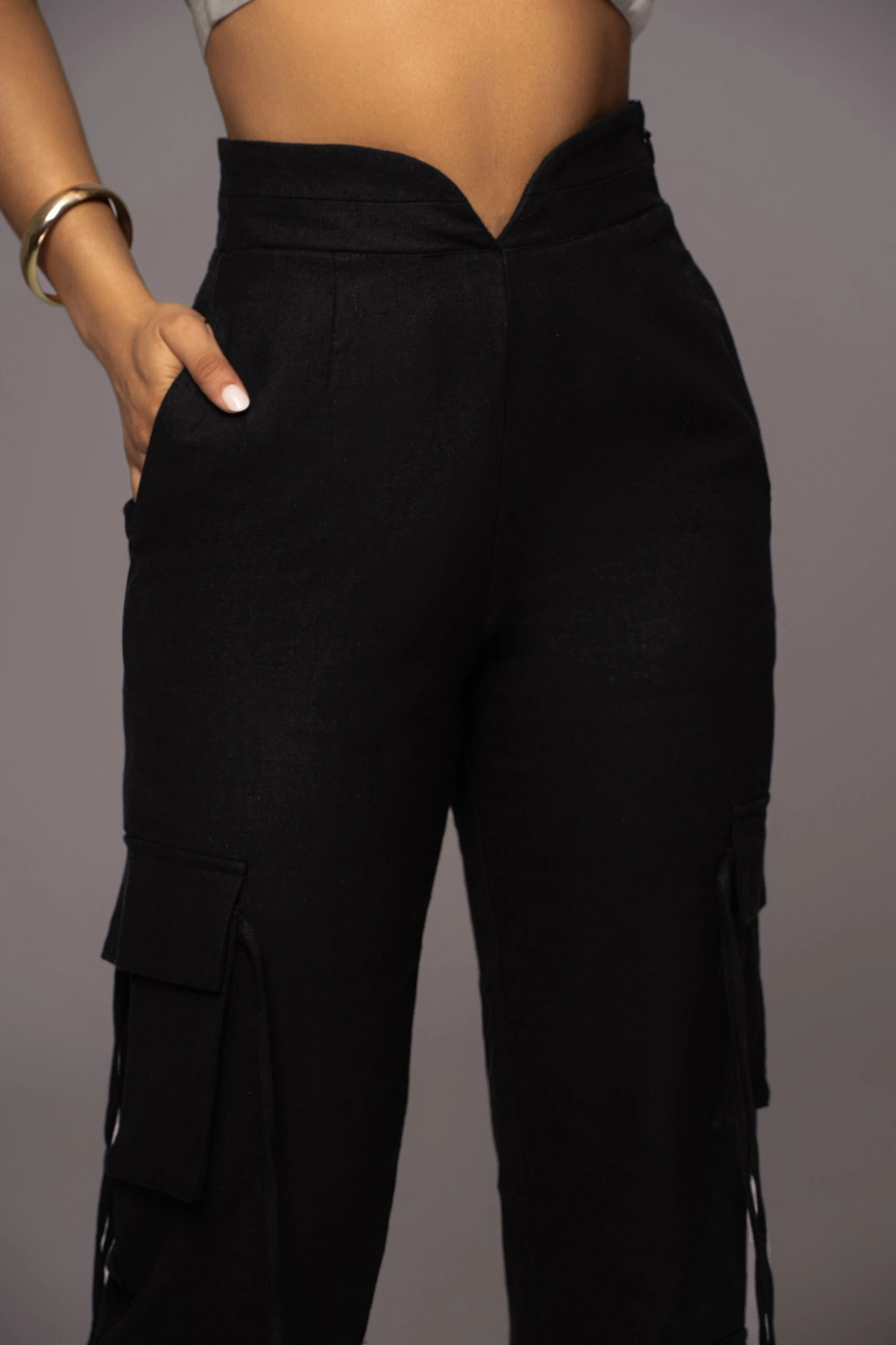 Black Better Half Linen Utility Pants 6 Black Better Half Linen Utility Pants - Image 6