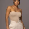Beige Stay In Touch Bustier