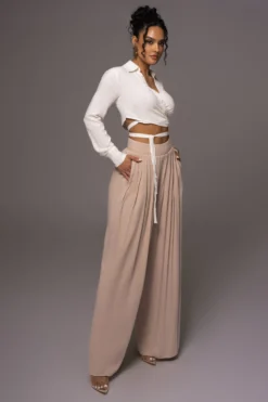 Beige After Sunset Pleated Pants -Trendify Store PRODUCT MAY232023 JUNEDROP1 72 scaled