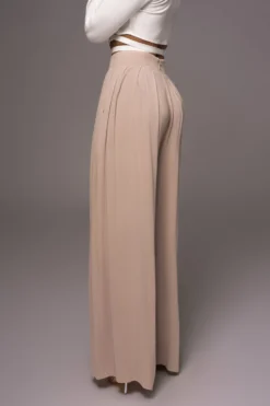 Beige After Sunset Pleated Pants -Trendify Store PRODUCT MAY232023 JUNEDROP1 77 scaled