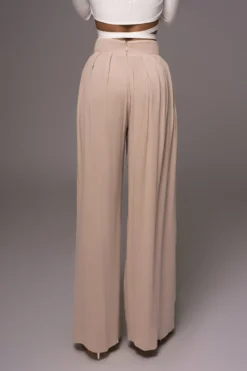 Beige After Sunset Pleated Pants -Trendify Store PRODUCT MAY232023 JUNEDROP1 78 scaled
