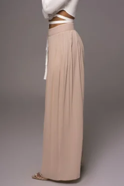 Beige After Sunset Pleated Pants -Trendify Store PRODUCT MAY232023 JUNEDROP1 79 scaled
